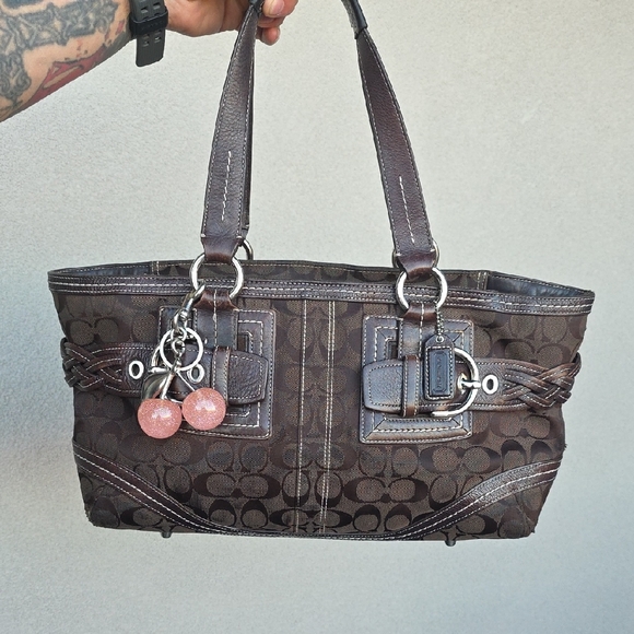 Coach Handbags - Coach Rare Vintage Braided Buckle Bag